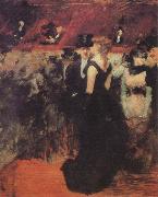 Jean-Louis Forain Ball at the Paris Opera France oil painting artist
